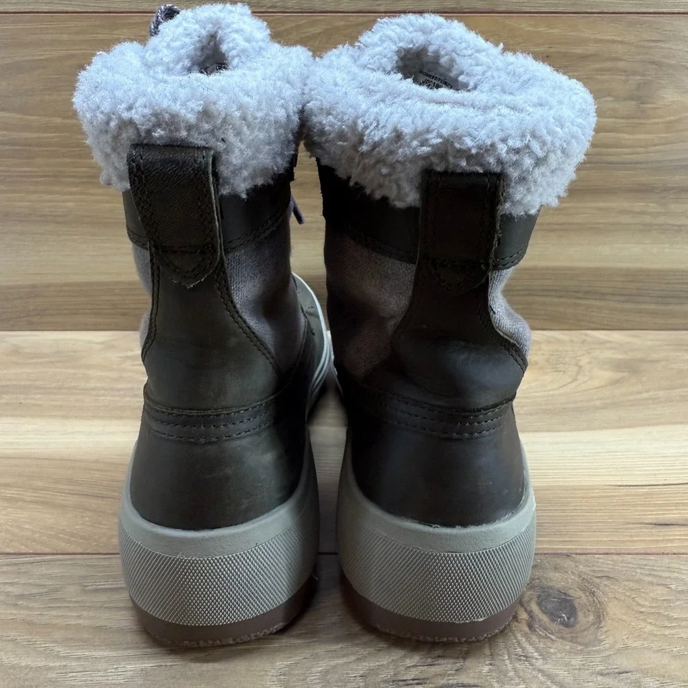 Merrell Haven Mid Lace Up‎ Polar Boots Womens 6 Olive Leather Waterproof